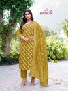 Nyka By Aanchi Shimmer Best Kurti With Bottom Dupatta Wholesale Shop In Surat